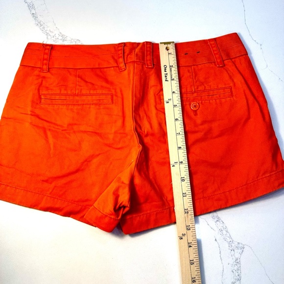 J Crew Orange Shorts Size 6 - Picture 7 of 8
